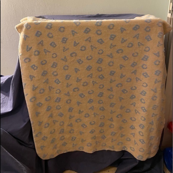 Other - Blue & yellow Baby blanket